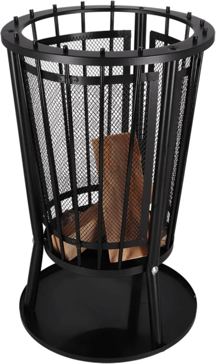 Esschert Design Vuurkorf met Bodemplaat - Zwart