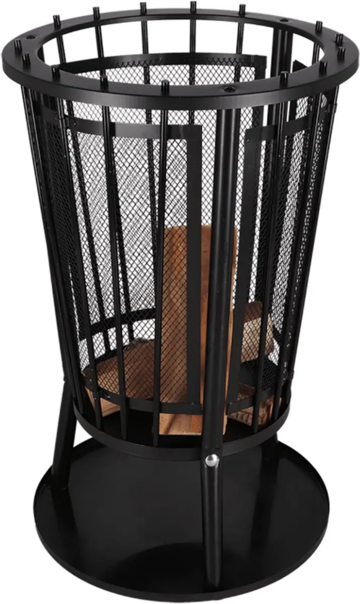 Esschert Design Vuurkorf met Bodemplaat - Zwart