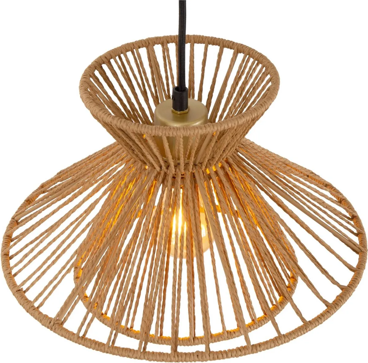 Lucide Tasman Hanglamp 3xE27 Naturel