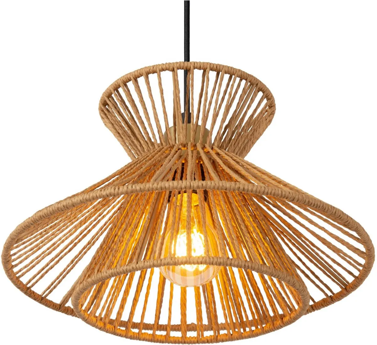 Lucide Tasman Hanglamp 3xE27 Naturel