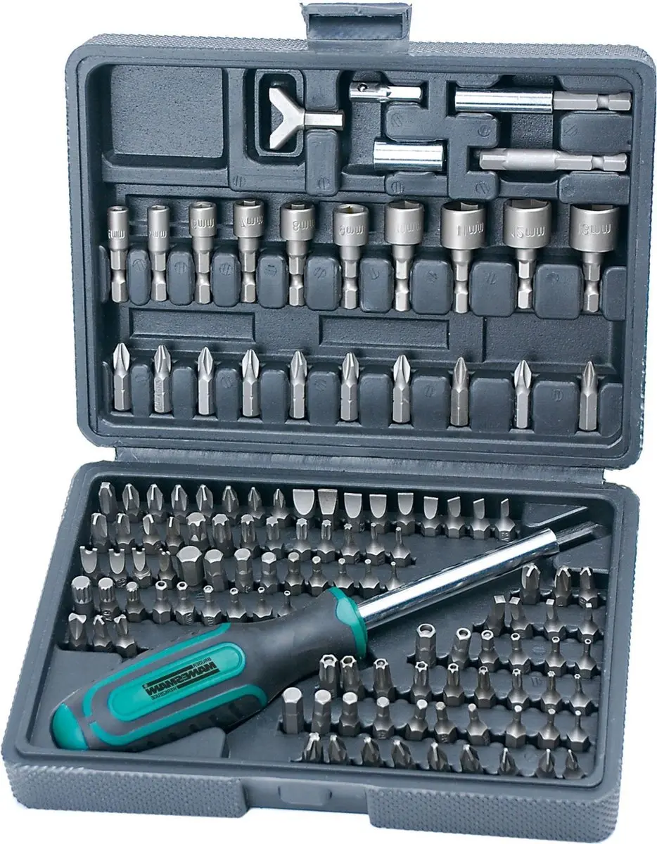 Brüder Mannesmann M29896 Bitset 122-delig