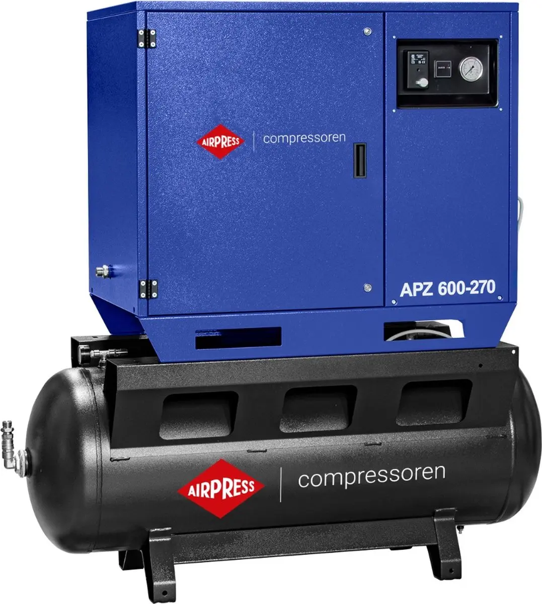 Airpress APZ 600-270 Stille Compressor 10 bar - 465 l/min - 270L
