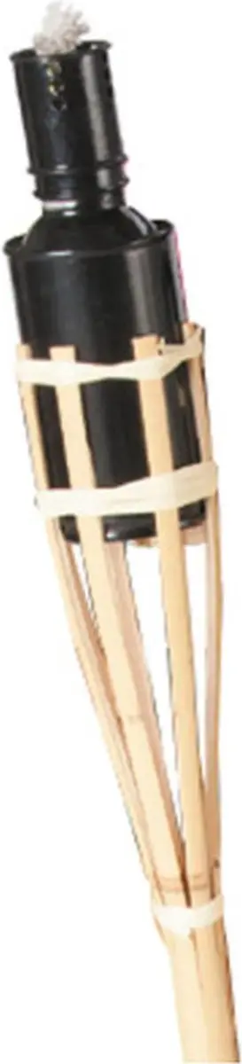Esschert Design Bamboe Tuinfakkel 90cm - Navulbaar - Zwart