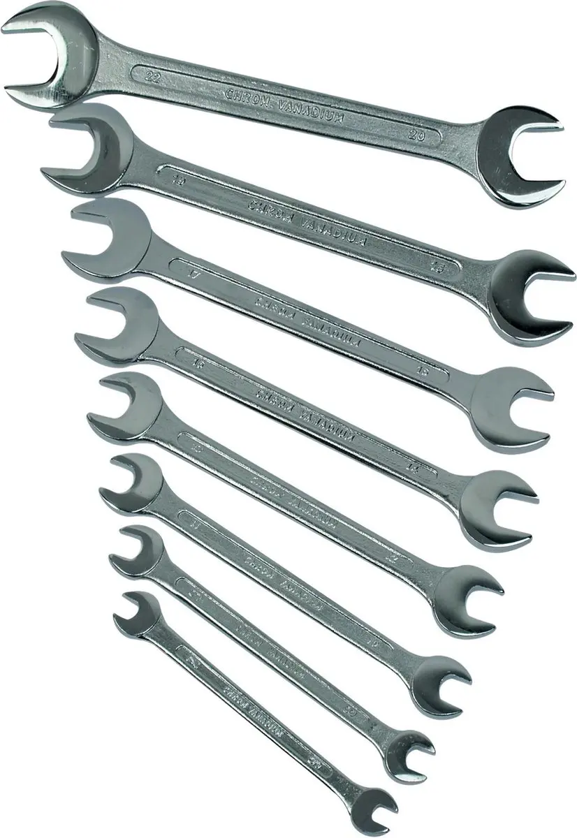 Brüder Mannesmann M 110-08DIN Steeksleutelset 8-delig 6-22mm