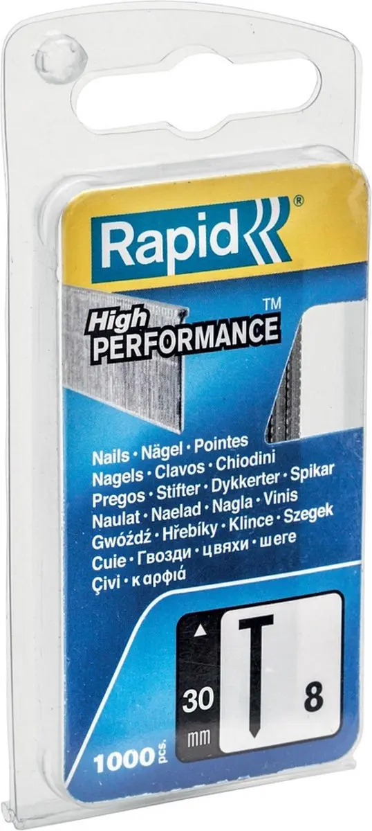 Rapid Nagels No 8 30mm - 1000 Stuks