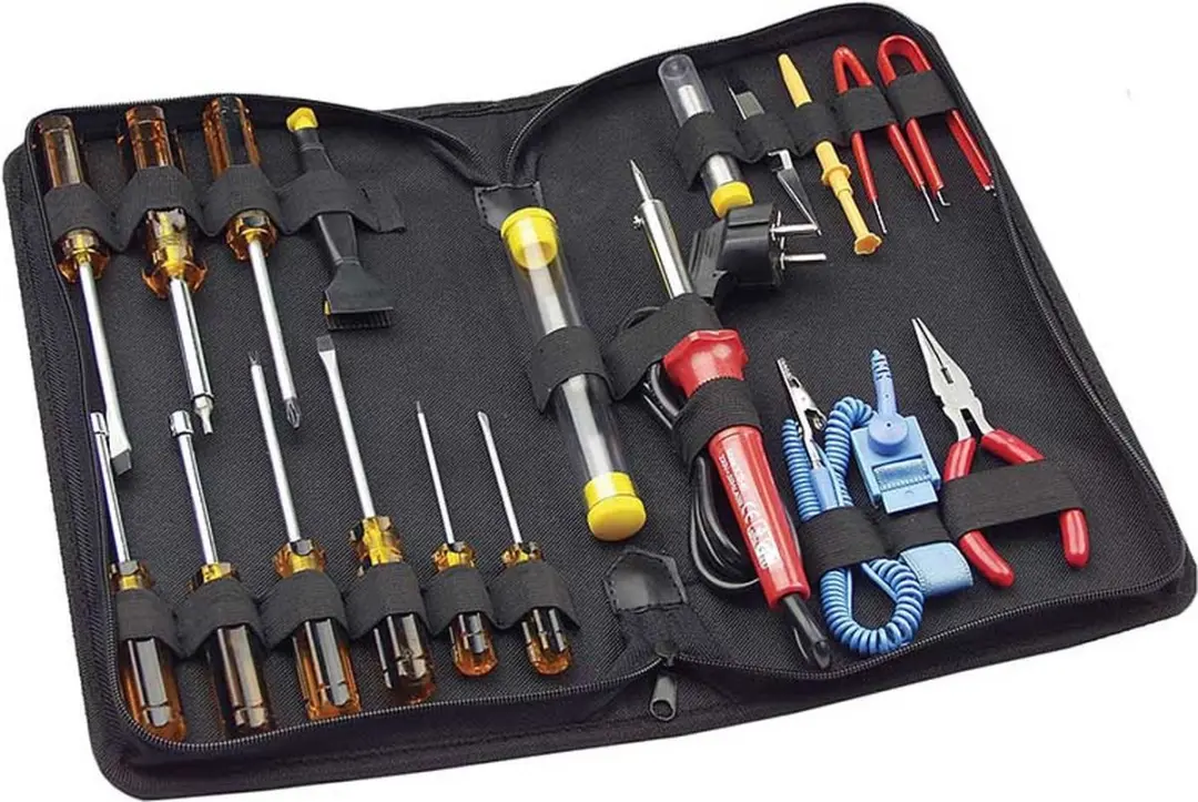 Brüder Mannesmann M49051 Elektronica Gereedschapset 20-delig - Zwart