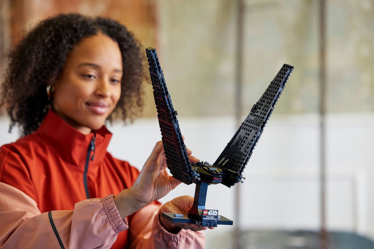 LEGO® Star Wars: The Force Awakens™ Kylo Rens Command Shuttle, Bouwbare Modelset van Ruimteschip, Voertuigset voor Verzamelaars, Creatief Cadeau voor Volwassen Fans 75406