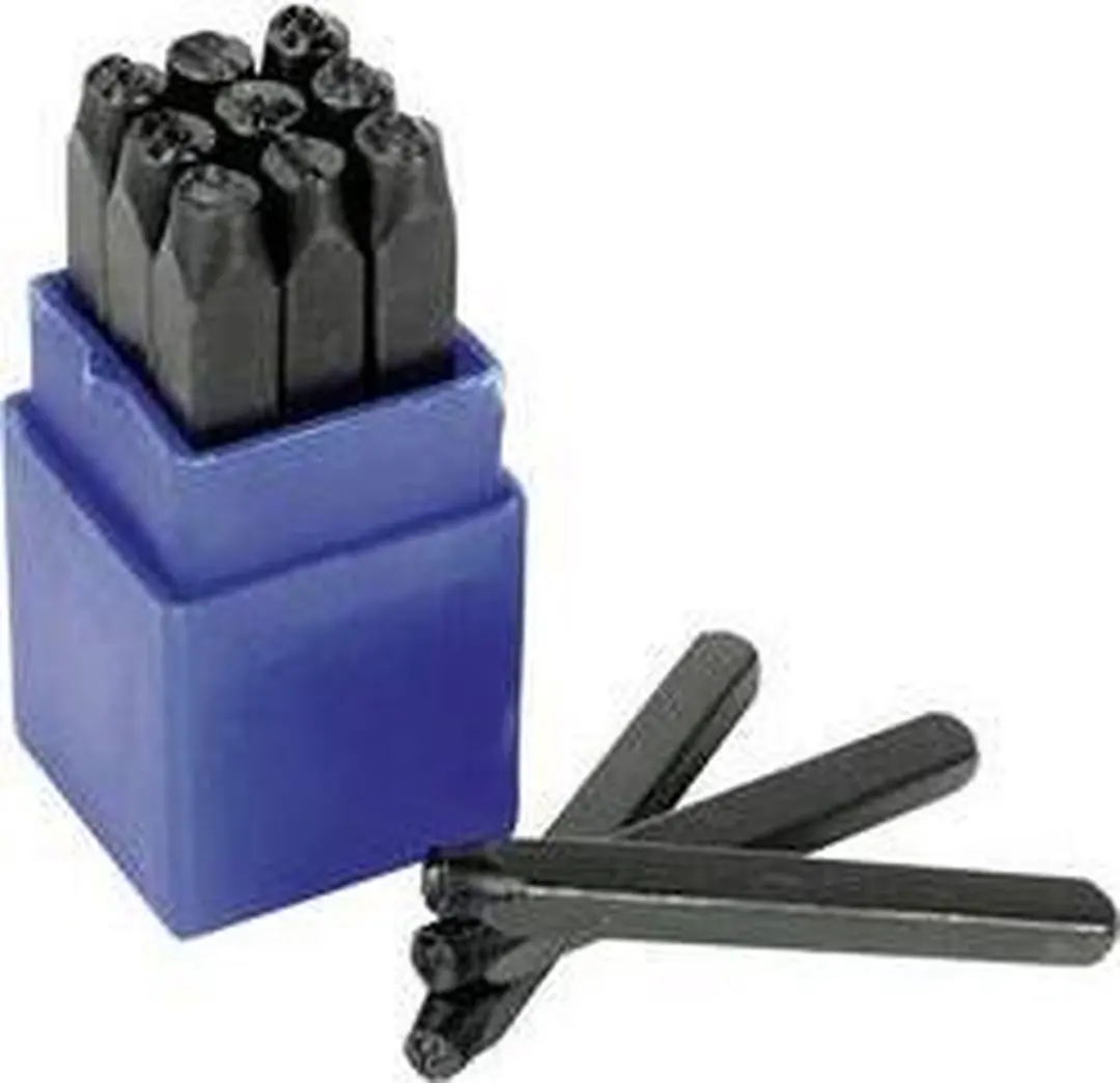 Brüder Mannesmann M 245-10 Slagcijferset 10mm - 9-delig