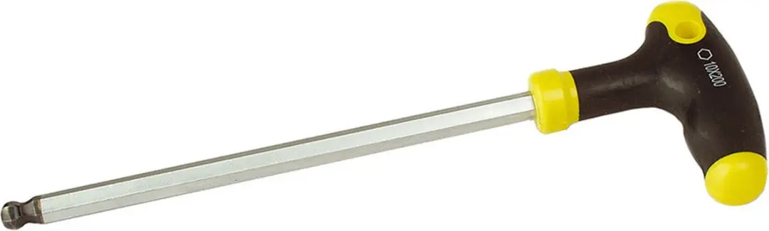Brüder Mannesmann DS18165 Kogelkop Inbus T-grepen Set - 8 Stuks - Zwart/Grijs