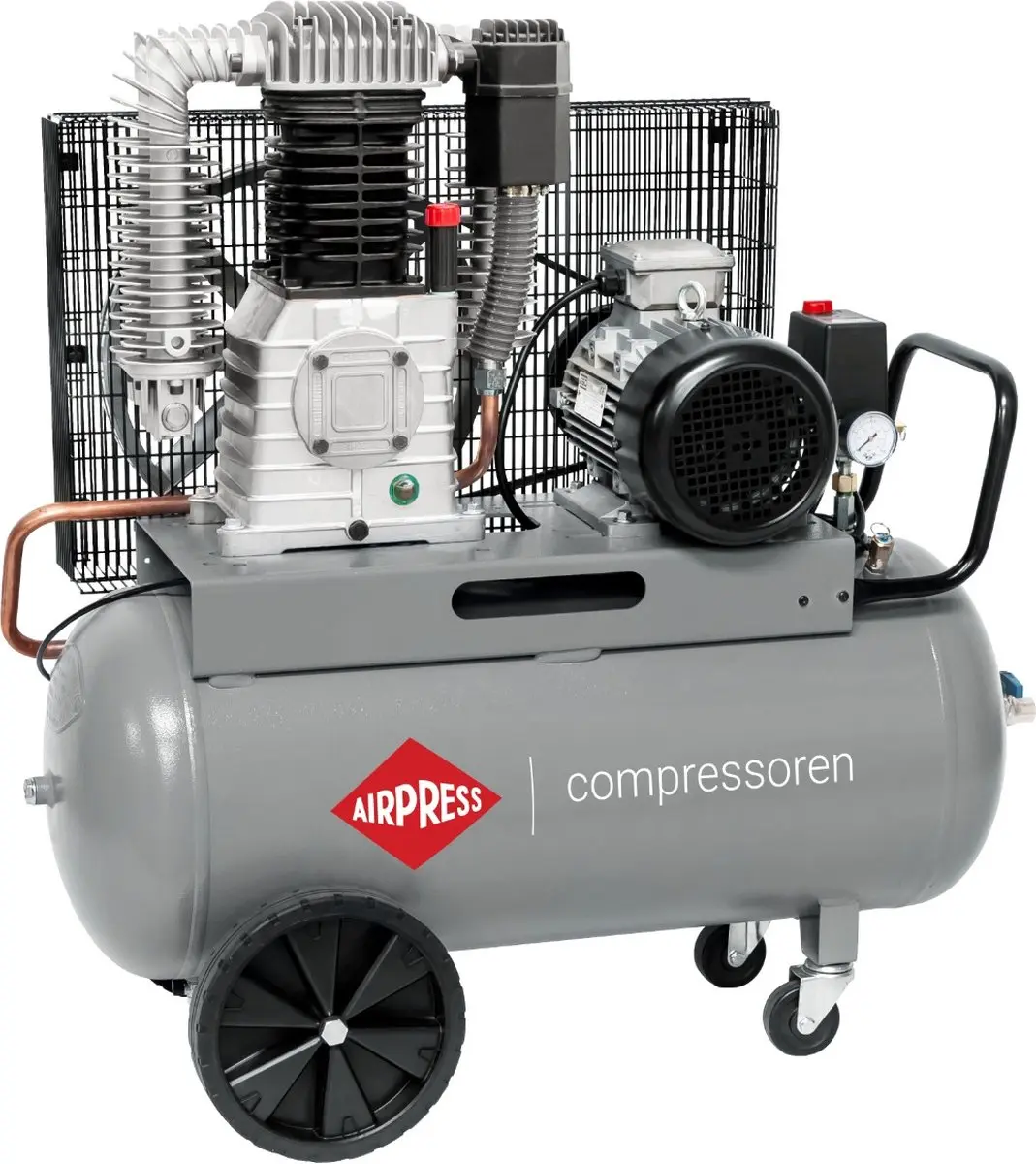 Airpress HK 1000-90 Pro Compressor 11 bar 90L - Grijs