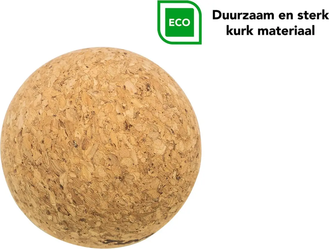 Tunturi Massageballen Set - 2 Stuks - Kurk