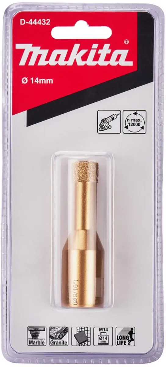 Makita D-44432 Diamantboor 14mm - Hout