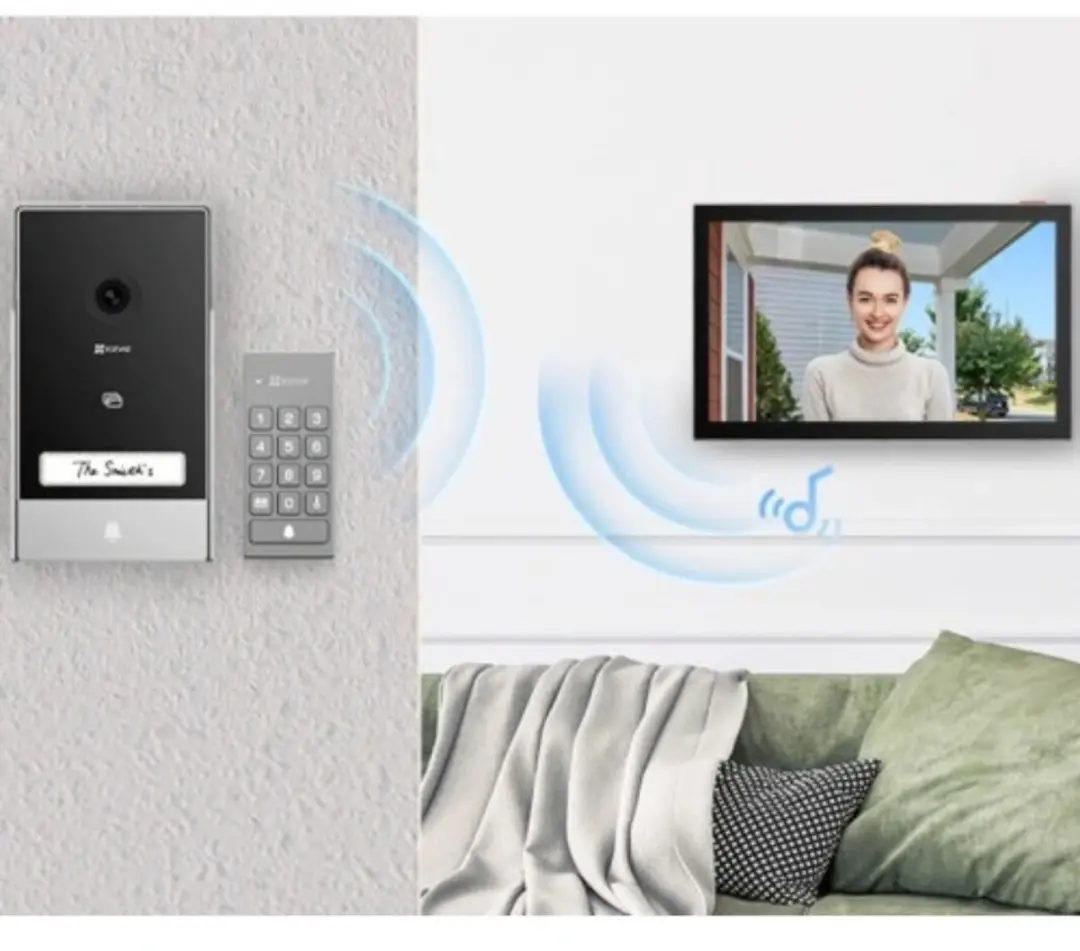 EZVIZ TP7 Intercomsysteem 7" - Zwart/Grijs