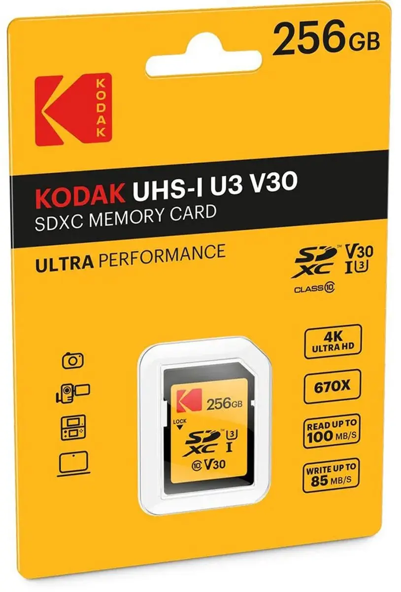 Kodak EKMSD256GXC10HPRK Geheugenkaart 256GB