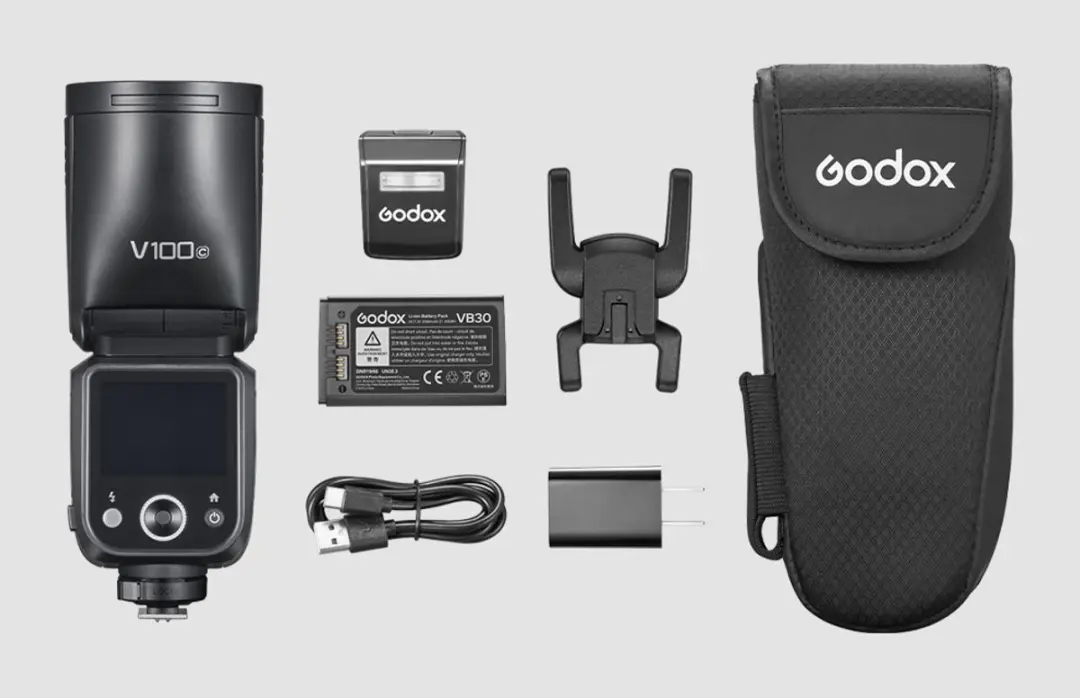 Godox V100-F Speedlite - Fujifilm - 3300K - Zwart - afbeelding 6 van 6