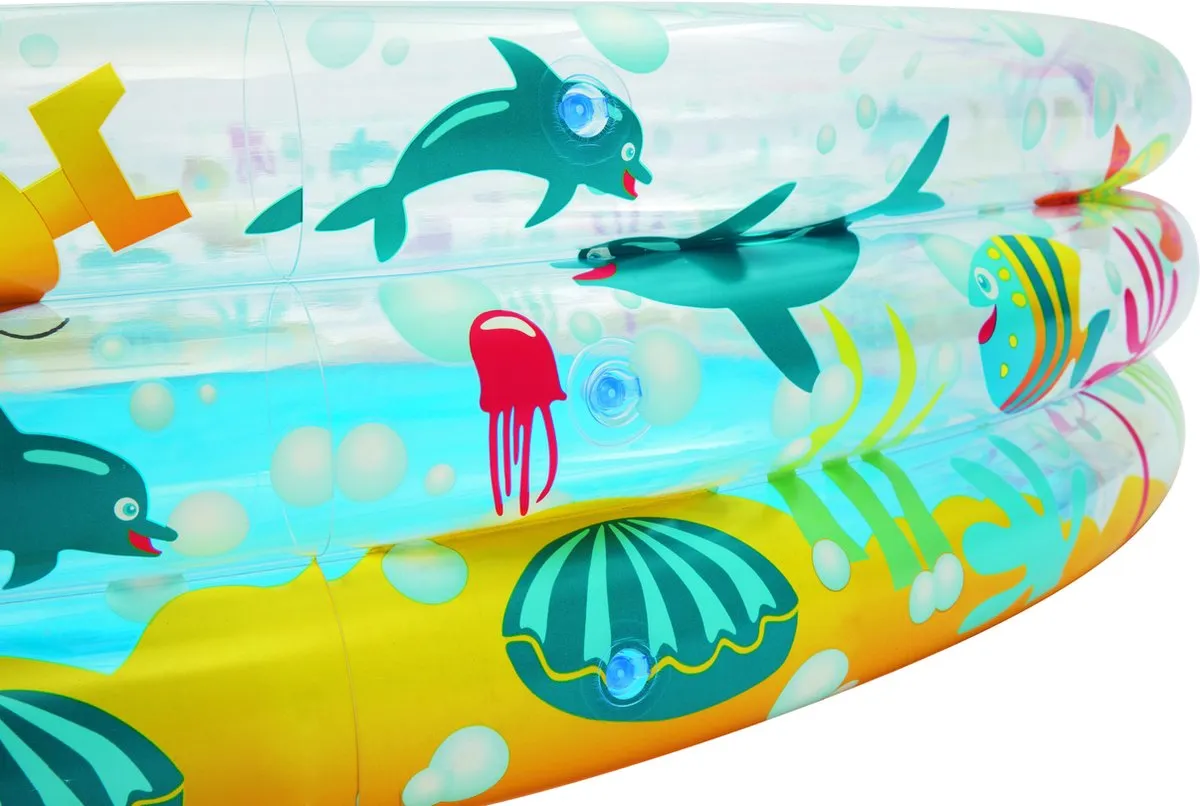 Bestway Deep Dive 3-Ring Kinderzwembad 183cm - Multicolor - afbeelding 11 van 11