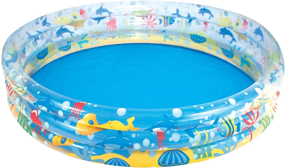 Bestway Deep Dive 3-Ring Kinderzwembad 183cm - Multicolor - afbeelding 7 van 11