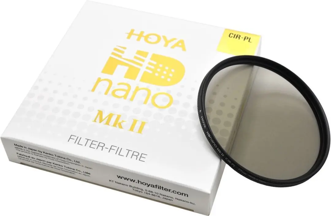 Hoya HD Nano Mk II CIR-PL Circulair Polarisatiefilter 49mm - Zwart