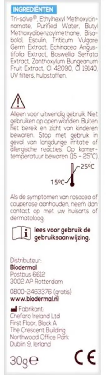 Biodermal Couperose Dagcrème 30ml - afbeelding 3 van 5