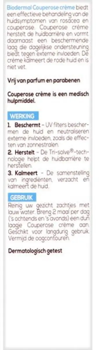 Biodermal Couperose Dagcrème 30ml - afbeelding 2 van 5