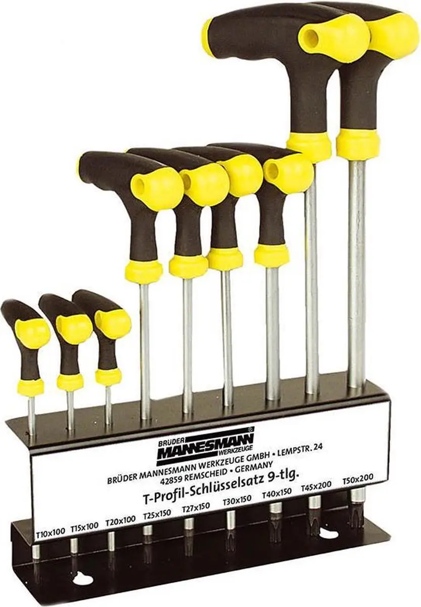 Brüder Mannesmann M18166 Torx T-grepen