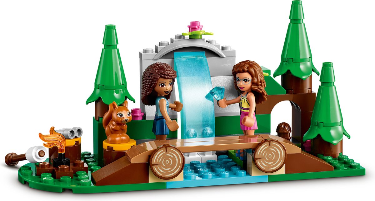 LEGO Friends Waterval in het bos Camping Avontuur set - 41677
