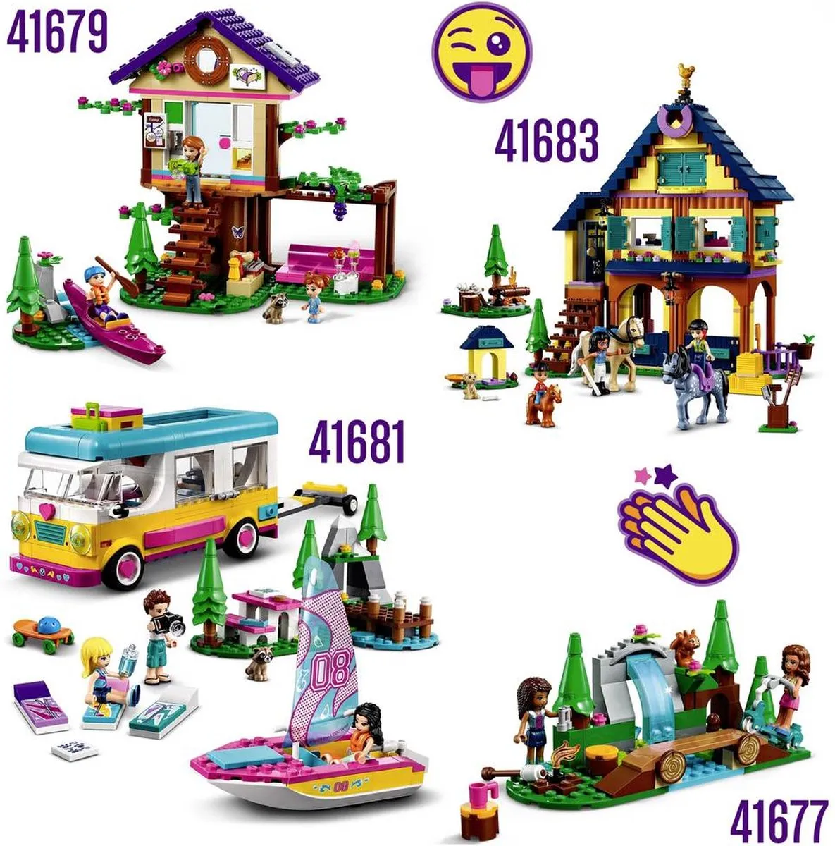 LEGO Friends Waterval Camping Avontuur 41677 - Multicolor - afbeelding 6 van 6