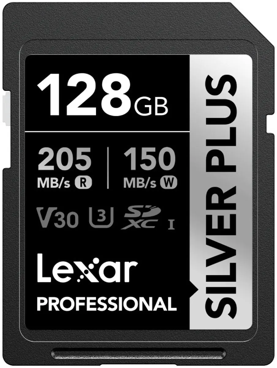 Lexar 128GB SD Silver Plus LSDSIPL128G-BNNNU