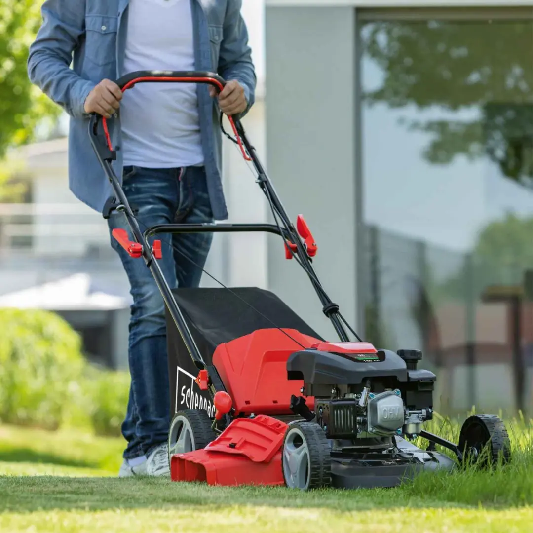 Scheppach MS161-46 Benzine Grasmaaier 46cm - 7 standen - 55L opvangbak - afbeelding 6 van 6