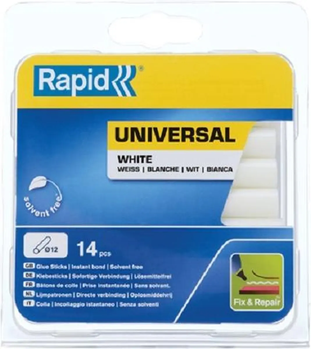 Rapid 40107355 Lijmpatronen Wit