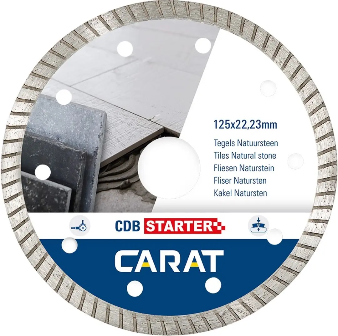 Carat CDBS115300 Diamantzaagblad 115x22,2mm - Droogzagen