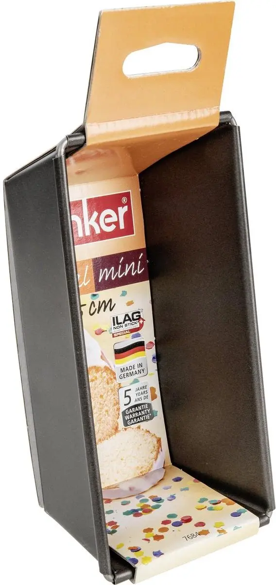 Zenker Special Mini Cakevormen Set 2 Stuks - 20cm & 16cm Zwart