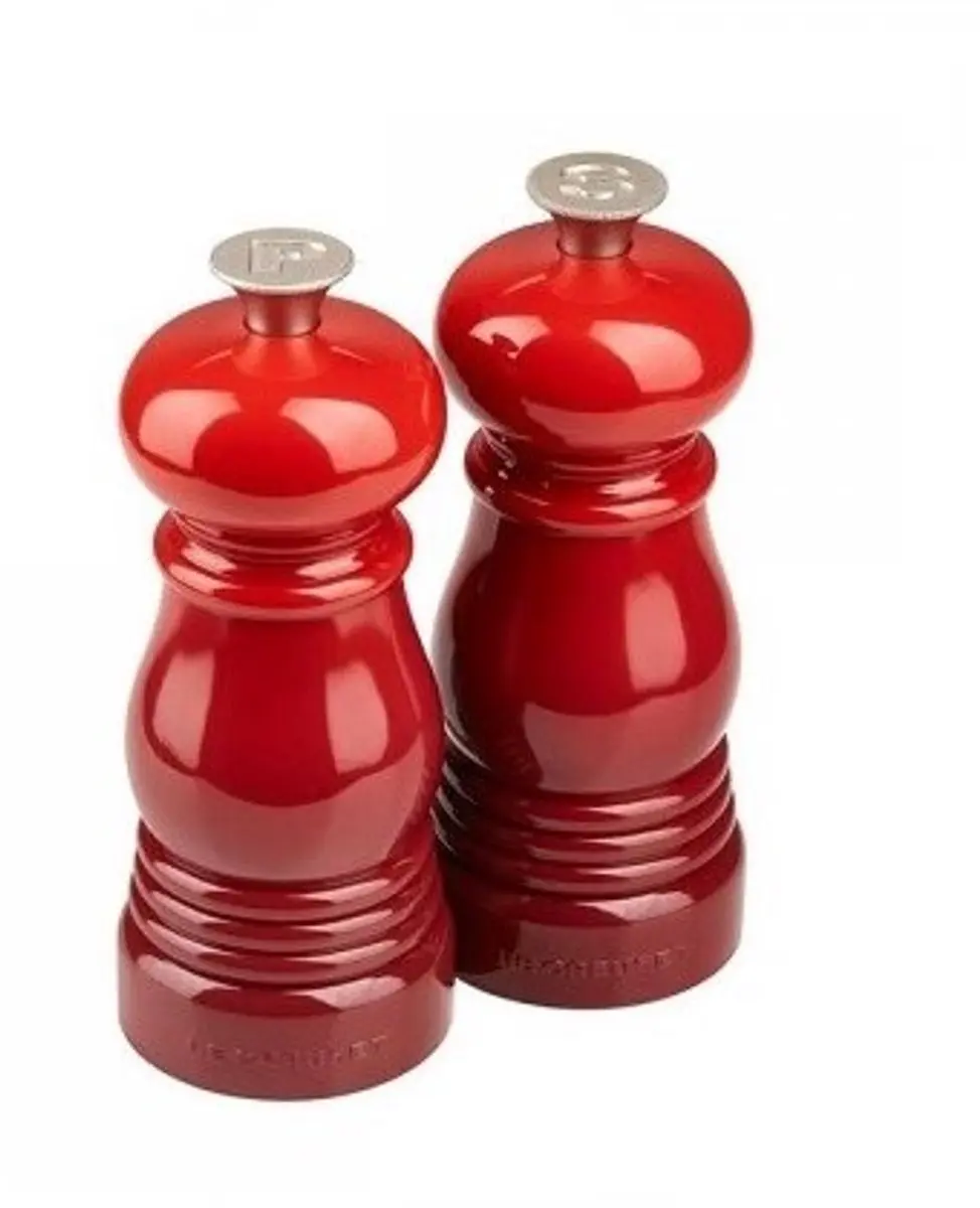 Le Creuset Mini Peper- en Zoutset - Kersenrood - 12 cm