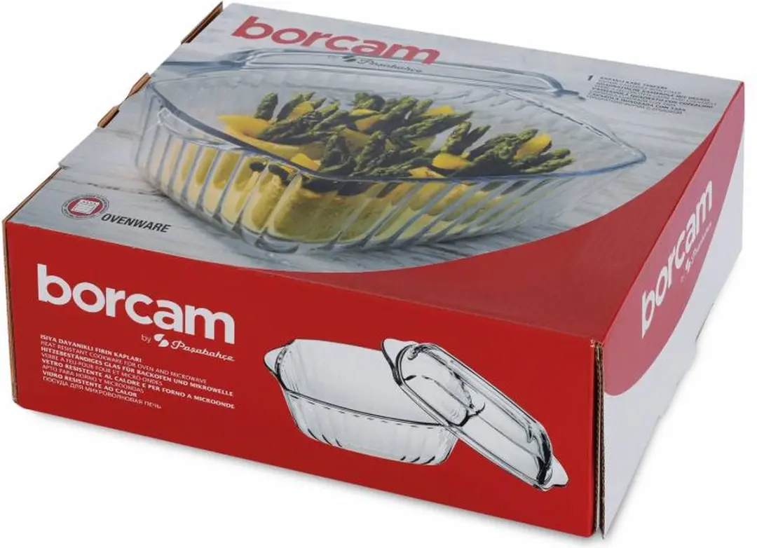 Pasabahce Borcam Vierkant Ovenschaal 2600ml - Transparant