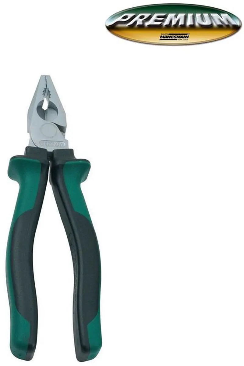 Brüder Mannesmann Combinatietang 160mm - Groen/Lime