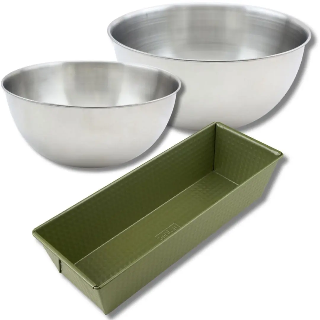 Zenker Green Vision Bakkersset - Cakevorm 30cm + 2 Mengkommen