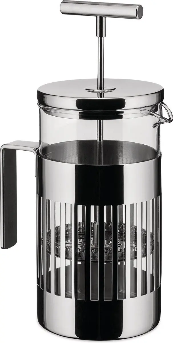 Alessi Aldo Cafetière 3-kops - 0,24L - Transparant