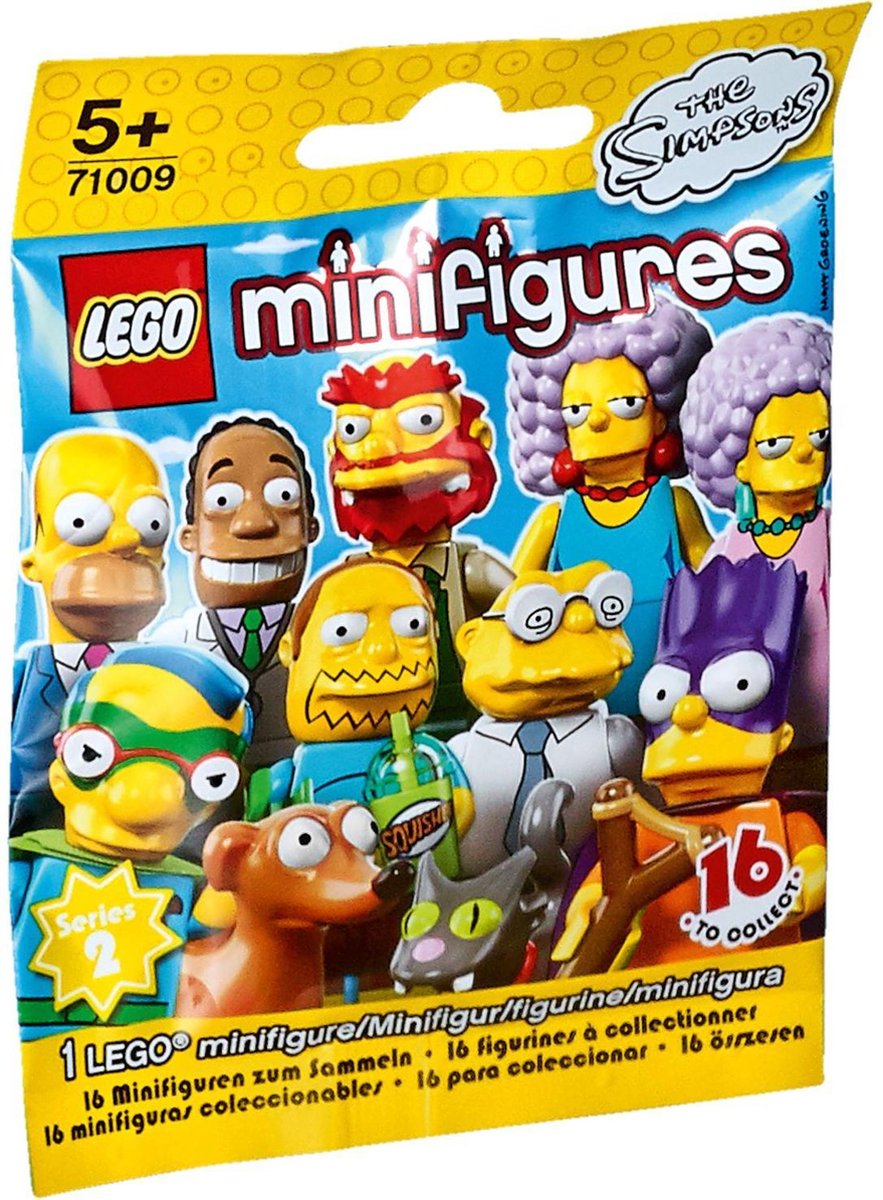 LEGO Minifigures The Simpsons Serie 2 - 71009 (Verrassingszakje, 1 Minifiguur per verpakking)