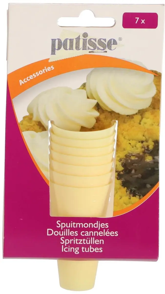 Patisse Spuitmondjes Set 7-delig - Blauw