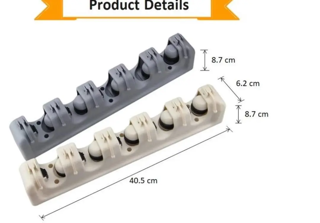 Alpina Multifunctioneel Ophangsysteem Tuingereedschap - 5 Stelen - 6 Haken - Grijs