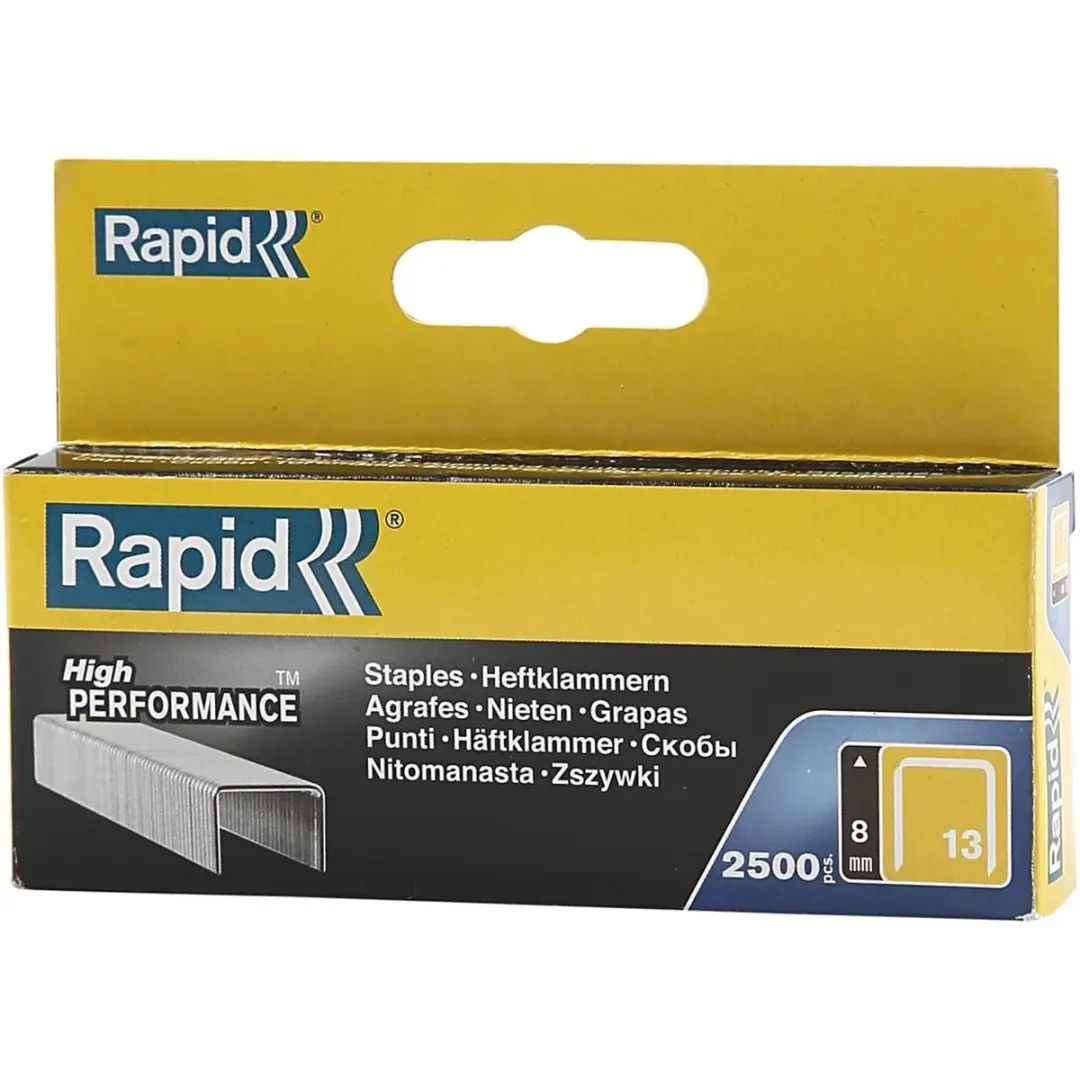 Rapid Nr. 13 Fijndraadnieten 8mm - 2500 Stuks