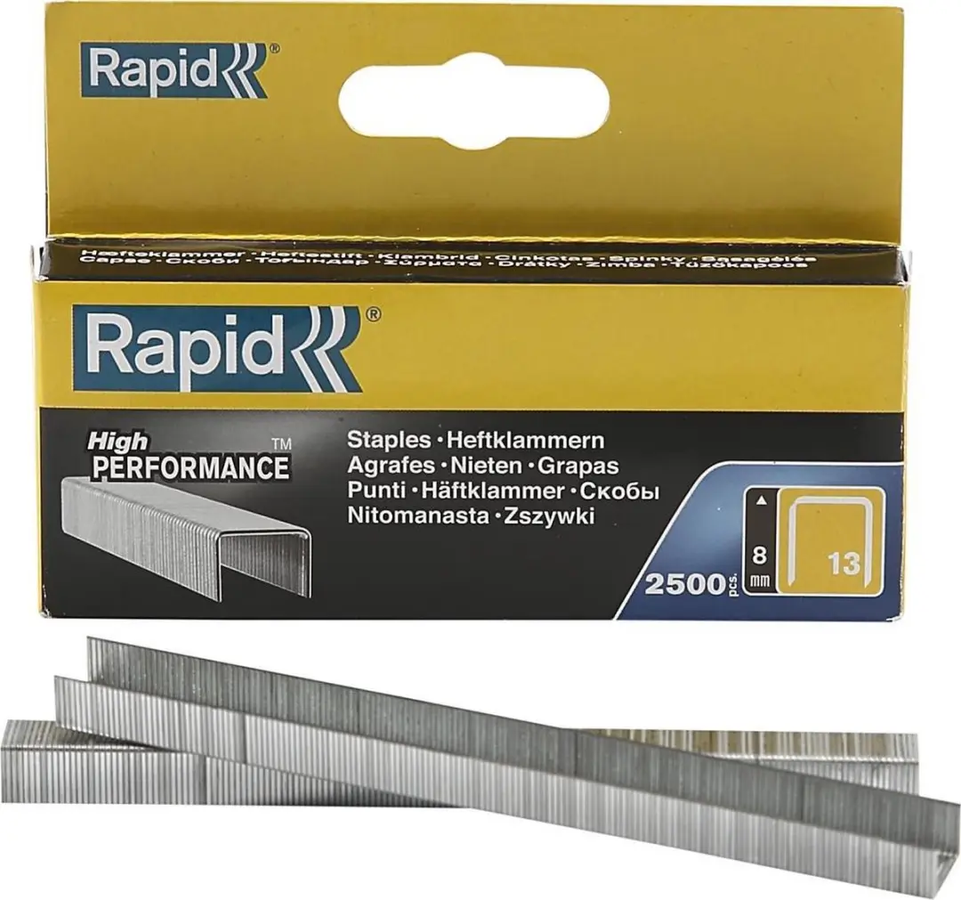 Rapid Nr. 13 Fijndraadnieten 8mm - 2500 Stuks
