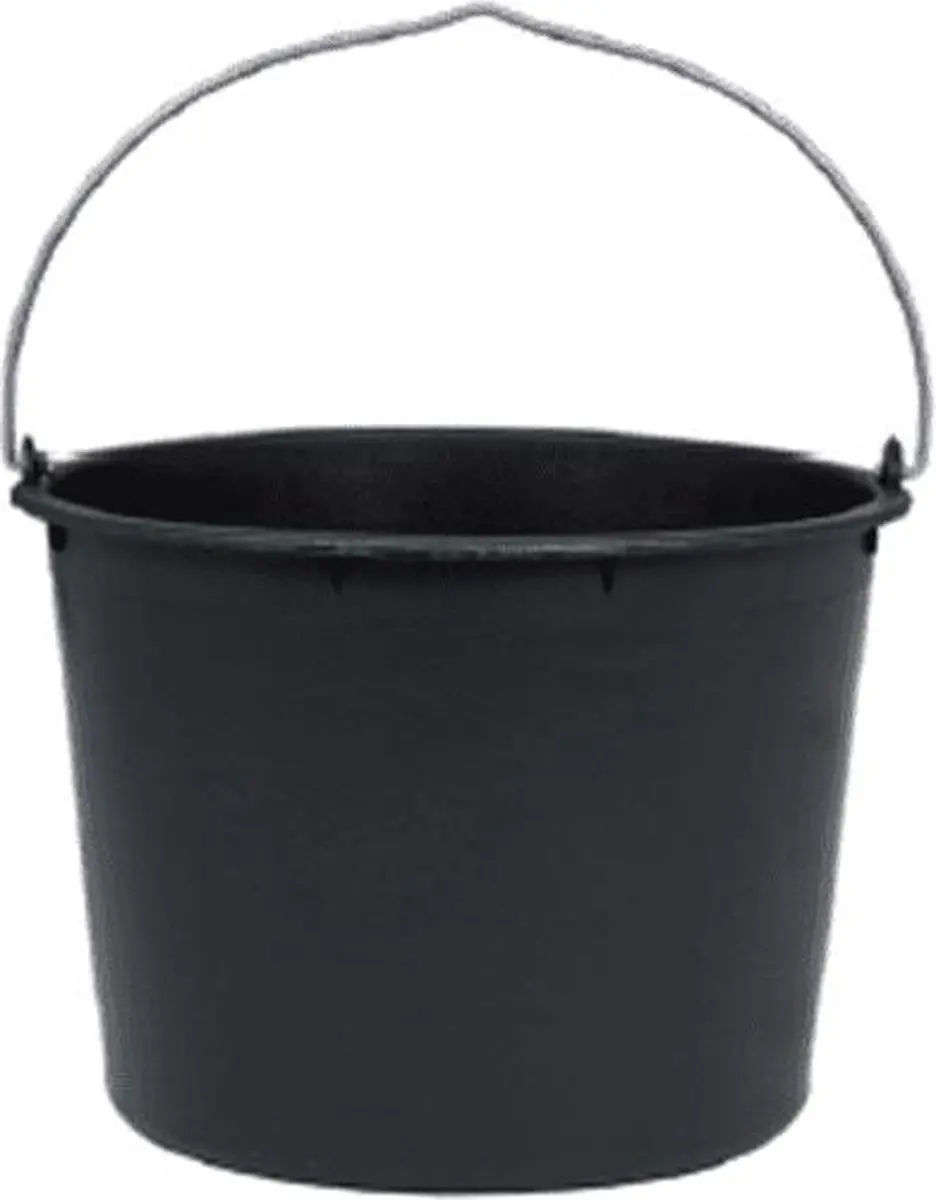 Little Jumbo Bouwemmer PE 20L - Zwart
