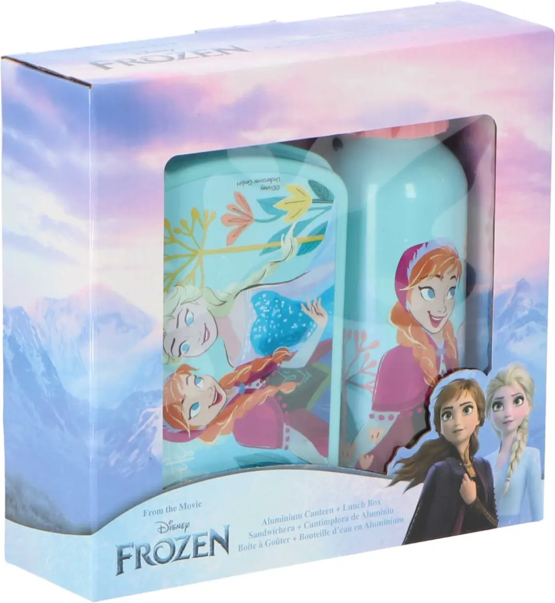 Disney Frozen Lunchboxset 2-delig - Roze