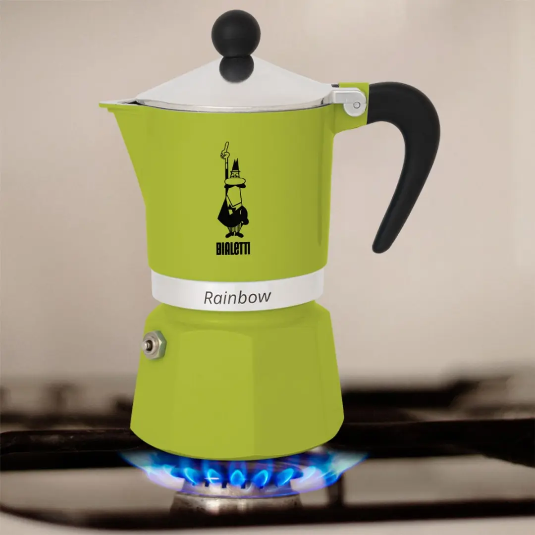 Bialetti Rainbow 0004972 Percolator 130ml - Groen