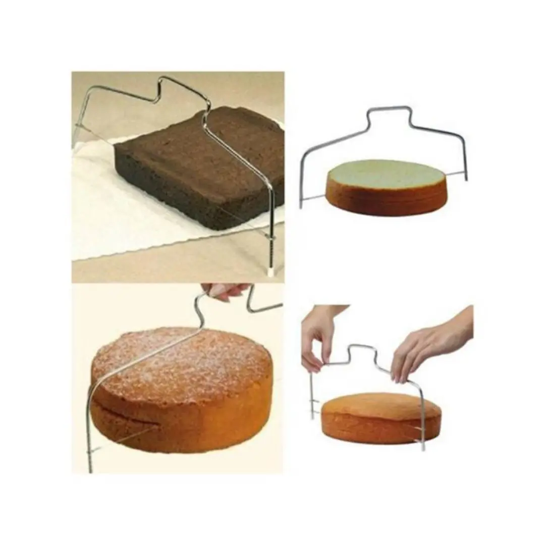 KitchenCraft Taartcake Snijder - Zilver
