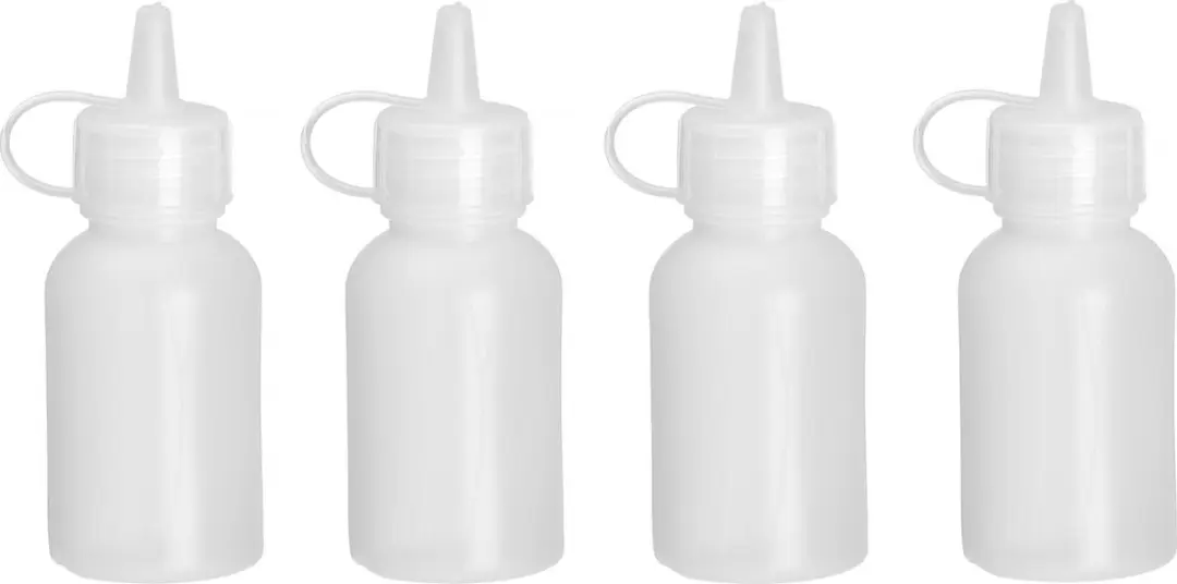 Hendi Mini Sausdispensers 30ml - 4 Stuks - Transparant
