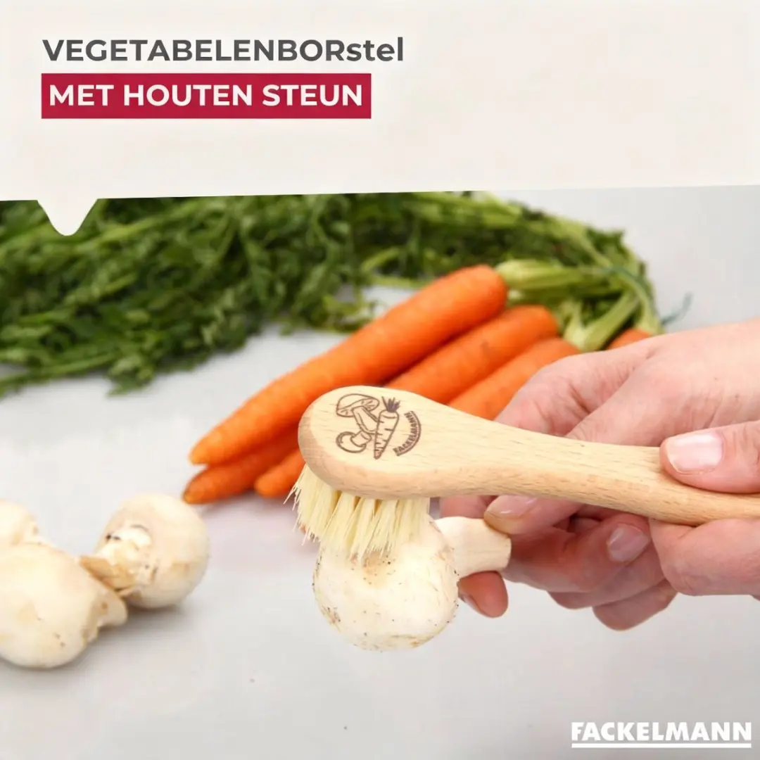 Fackelmann Wood Edition Houten Groenteborstel