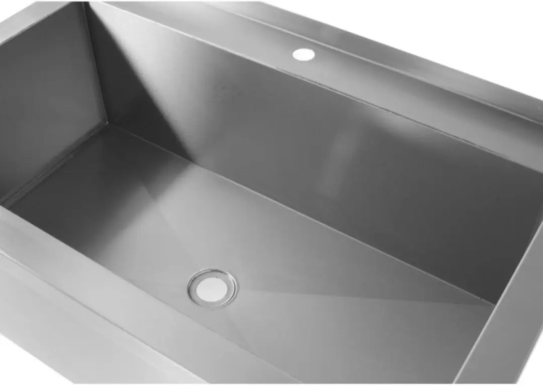 Hendi Gastronomische Roestvrijstalen Tafel 1-Komorige Basin 60x60x85cm