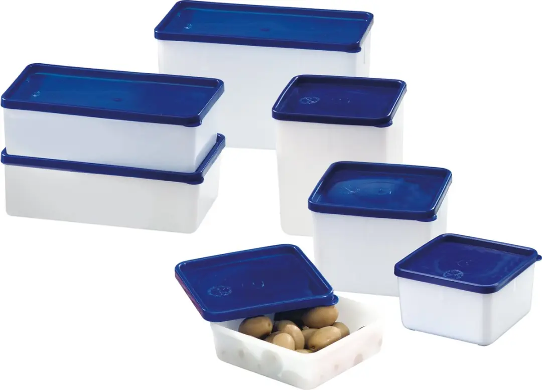 Westmark Voedselbewaarcontainers 4x0,5L - Stapelbaar - Transparant